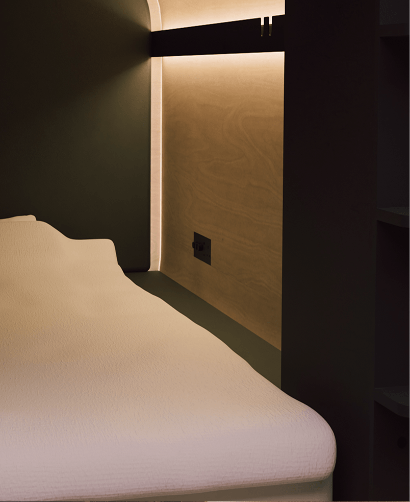 We deliver a hotel-quality night’s rest through intelligent design, privacy, and noise reduction.