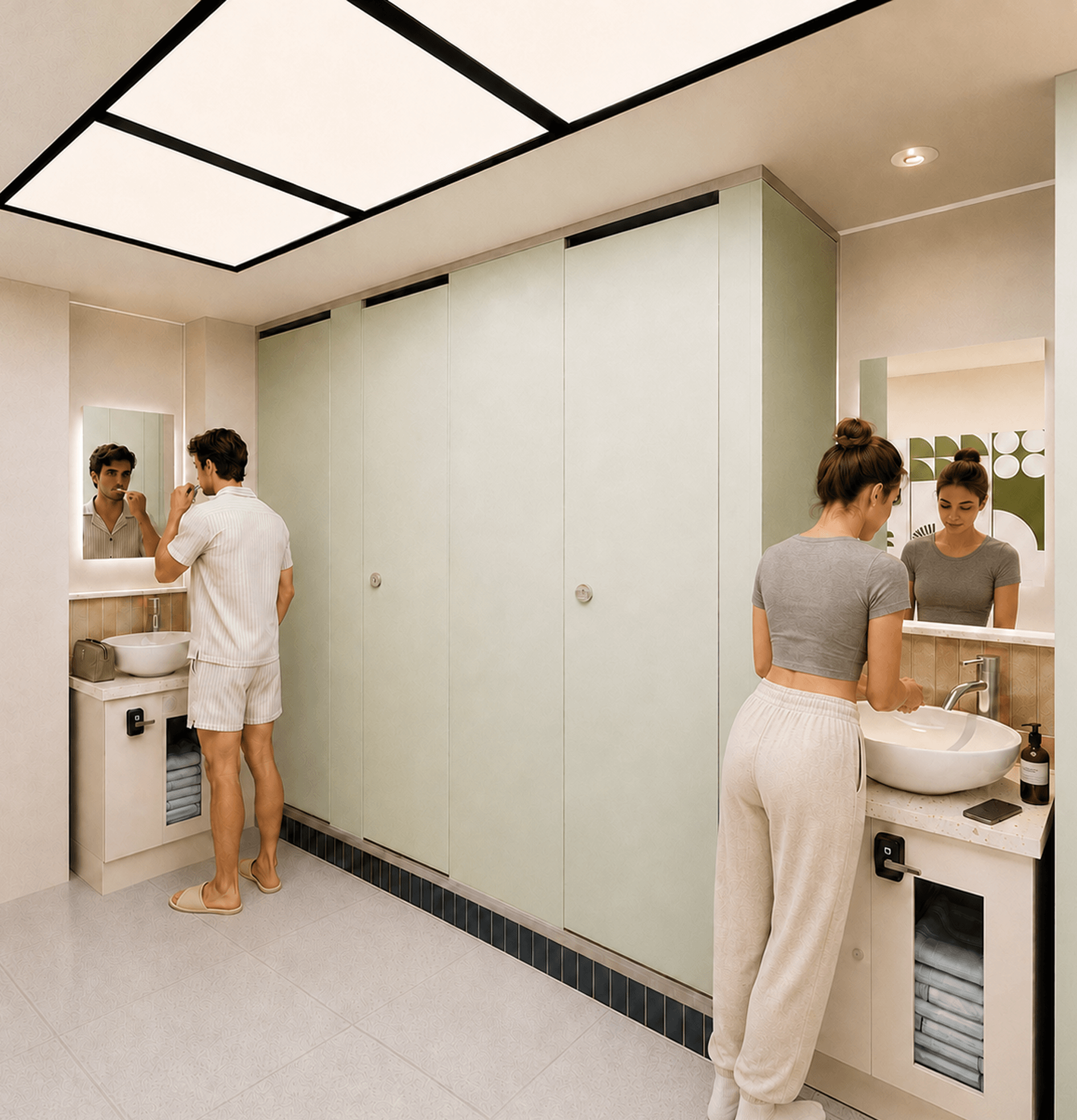 Bathroom at TARKA Hotel Edinburgh