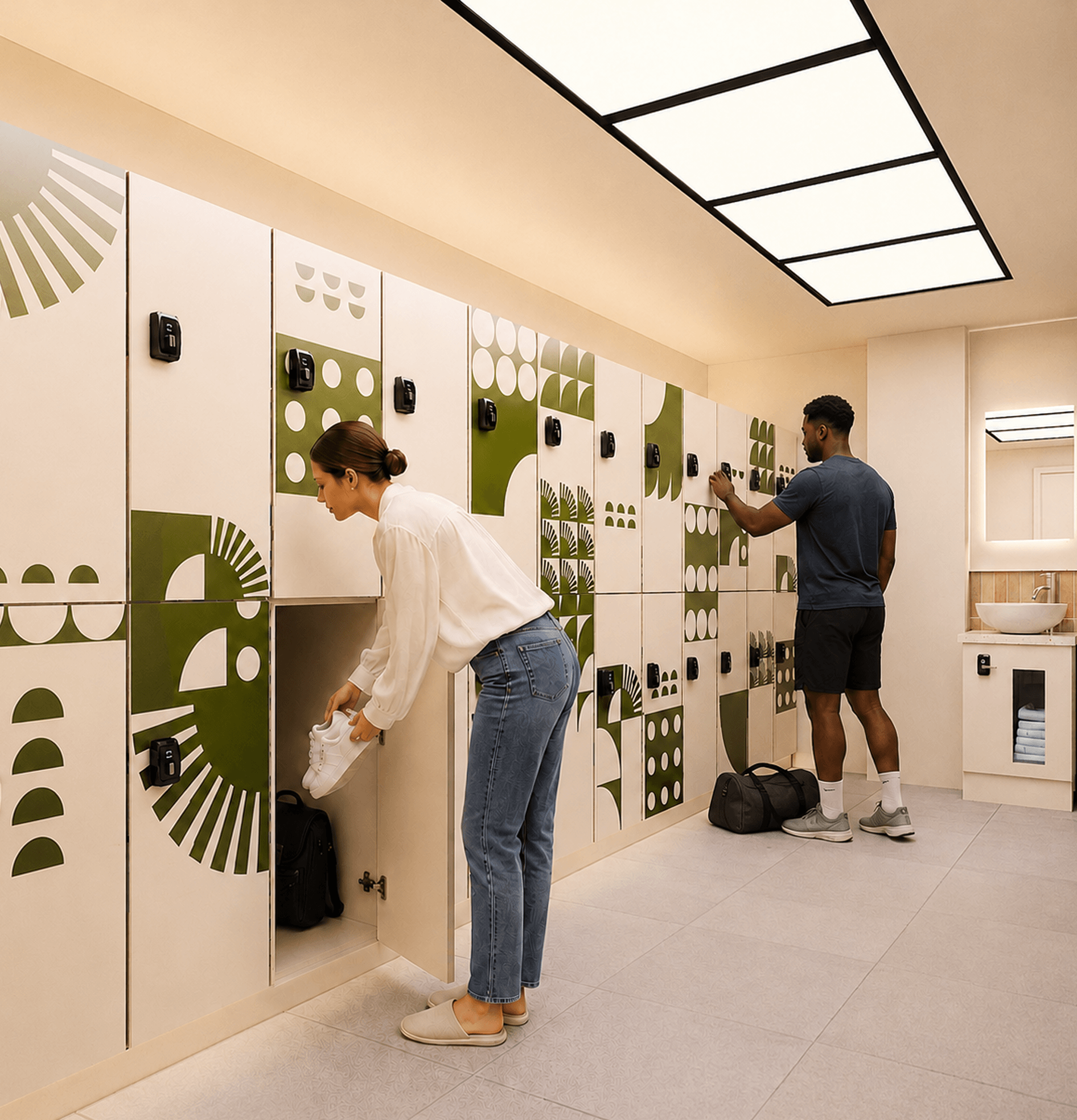 Lockers at TARKA Hotel Edinburgh
